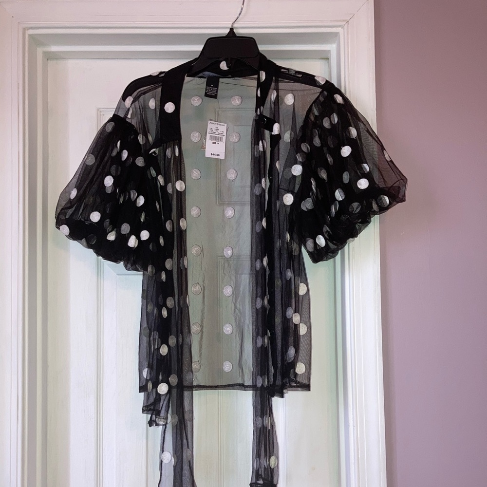 Ashley Stewart Polka Dot Top